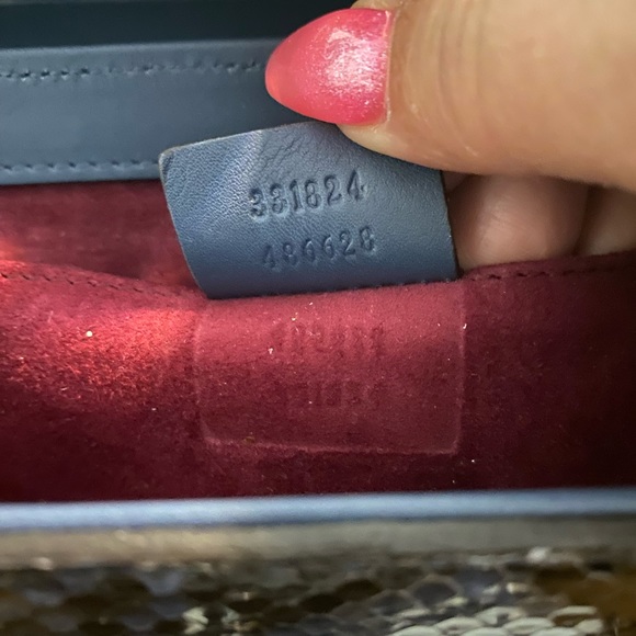 ❤️FLASH SALE ♥️ AUTHENTIC GUCCI SNAKESKIN LADY LOCK CLUTCH - Picture 7 of 8